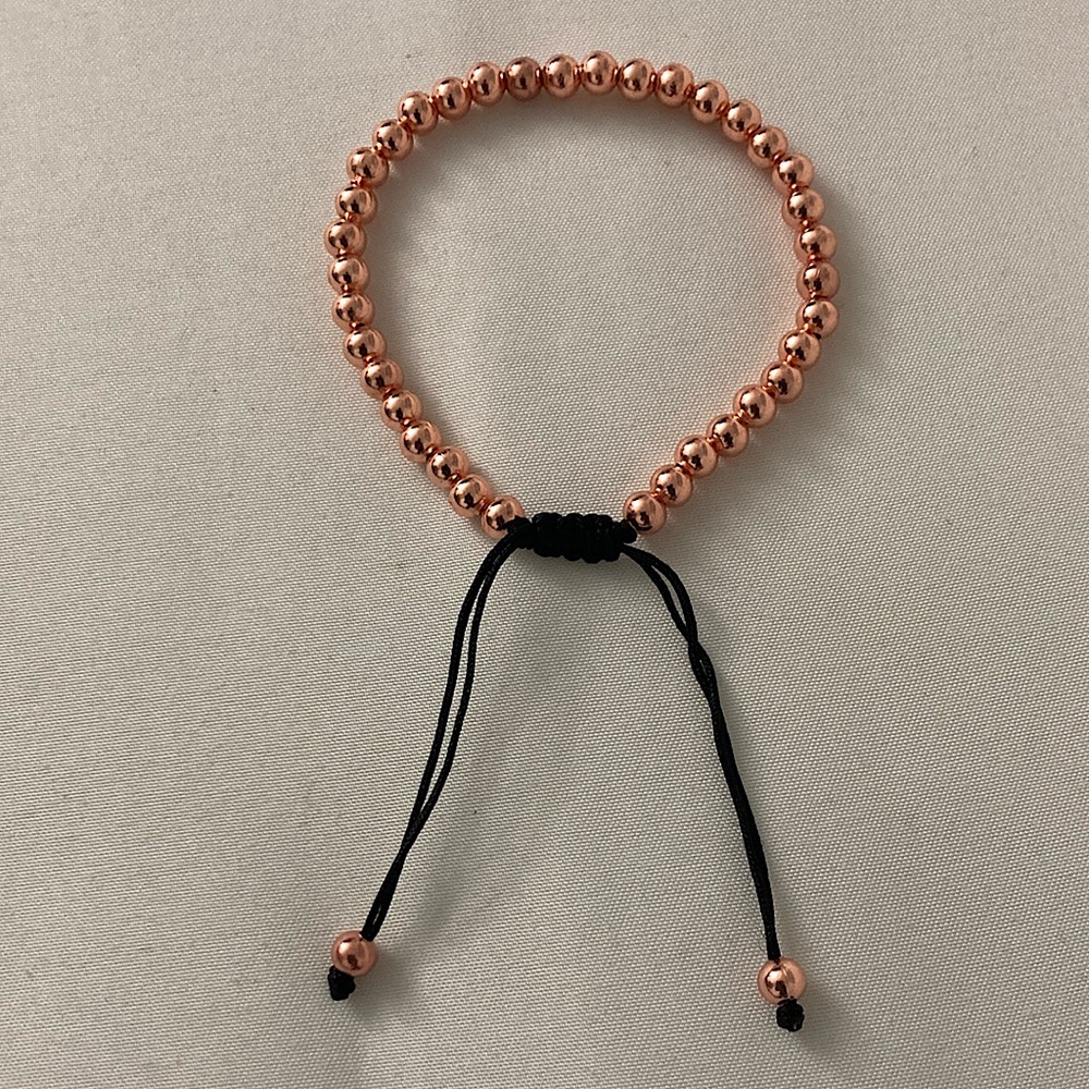 Bracelet Beaded: Copper